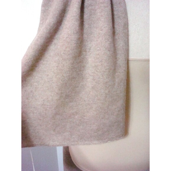 NWT New 100% Cashmere Scarf Wrap Long Womens Tan Ryllace Brown Taupe 100 X 28 - Picture 5 of 14